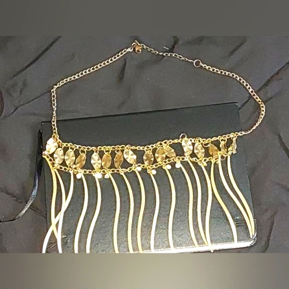 Tassel Gold Plated Necklace - Picture 1 of 4